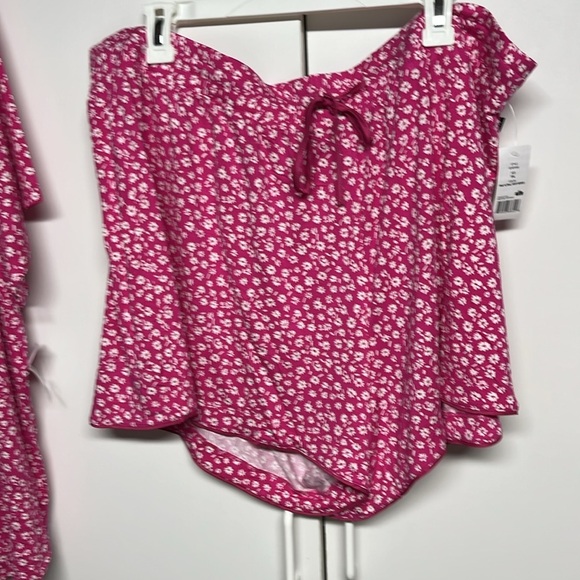 GAP Pink Notch Collar Sleep Set - Picture 3 of 6